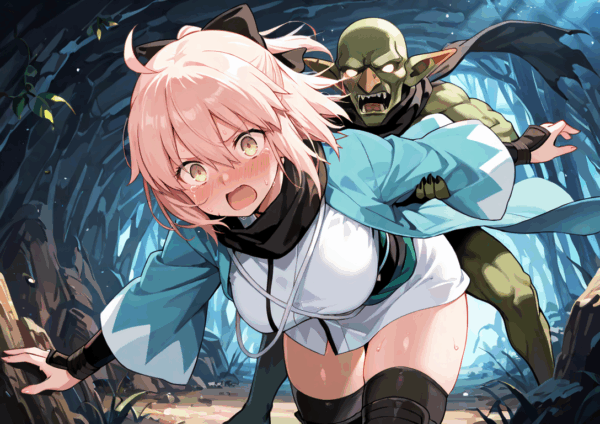 沖田総司 イラスト集-ゴブリン集団えっち- - 画像 (2)