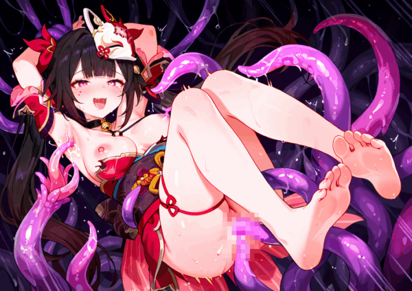 触手えっち イラスト集 花火 - 画像 (7)