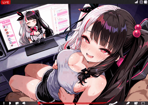 くすぐりイラスト集 夜見れな - 画像 (2)