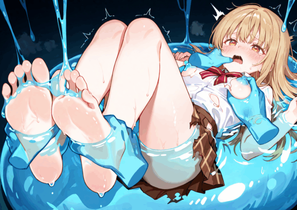 くすぐりイラスト集 椎名真昼(足裏構図ver) - 画像 (2)