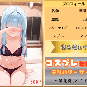 コスプレヒロイン デリバリーサービス 琴葉葵(メイド)