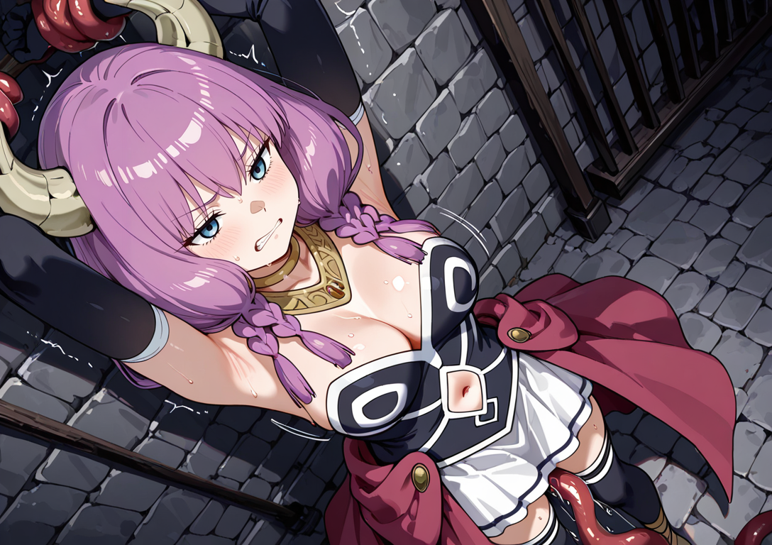 触手えっち イラスト集 断頭台のアウラ - 画像 (3)